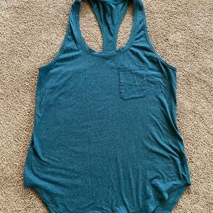 Lululemon teal blue tank top size 6